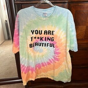You are f**king beautiful unisex tee shirt